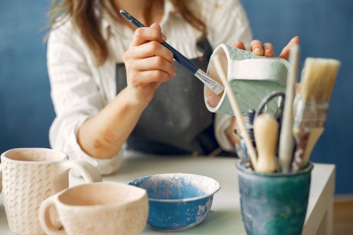 successful paint pottery studio